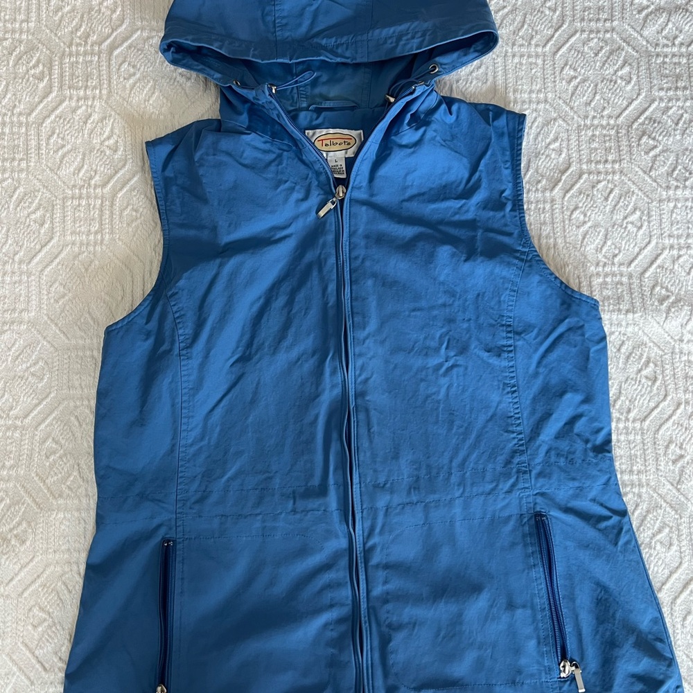 Talbots Vibrant Blue Hooded Jacket